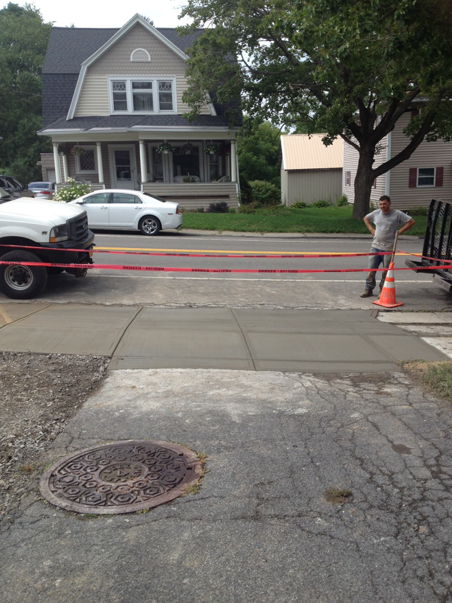 grooved sidewalk experts syracuse