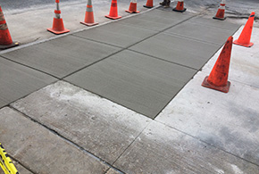 commercial concrete sidewalk stamped syracuse new york grasshopper services