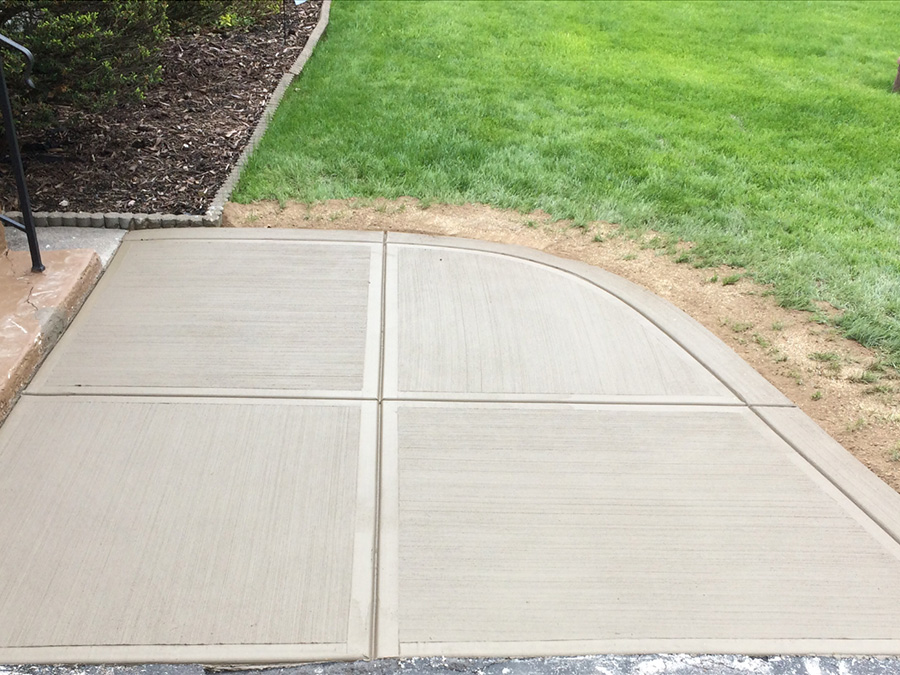 residential stamped concrete walkway syracuse ny grasshopper services