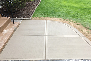 residential stamped concrete walkway syracuse ny grasshopper services